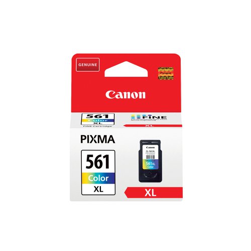 Canon CL-561XL Colour Inkjet Cartridge High Yield Tri-Colour Cyan/Magenta/Yellow 3730C001