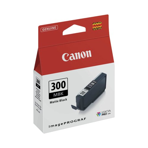 Canon PFI-300MBK Inkjet Cartridge Matte Black 4192C001