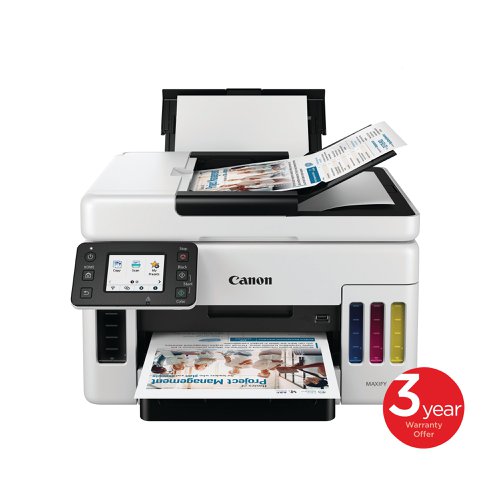 Canon MAXIFY GX6050 A4 3-in-1 Wireless Colour Inkjet Printer 4470C008 | Canon