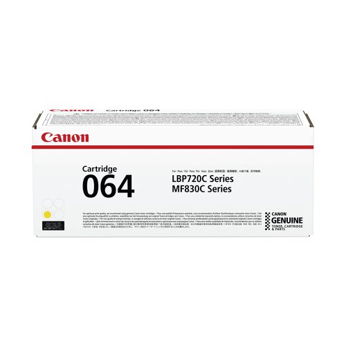 Canon 064Y Toner Cartridge Yellow 4931C001