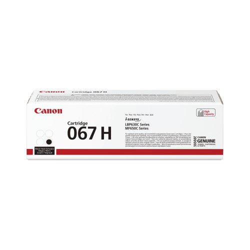 Canon 067H Toner Cartridge High Yield Black 5106C002