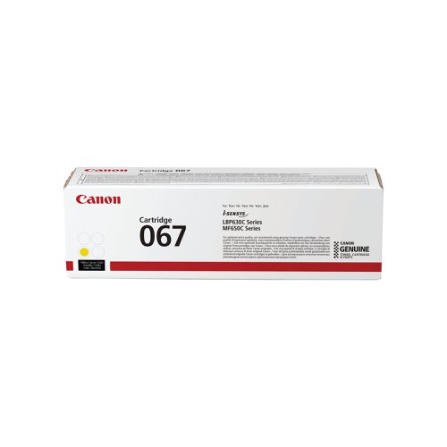 Canon 067Y Toner Cartridge Yellow 5099C002