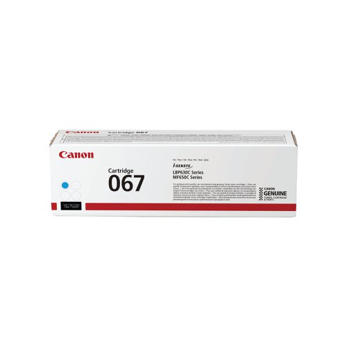 Canon 067 Toner Cartridge Cyan 5101C002