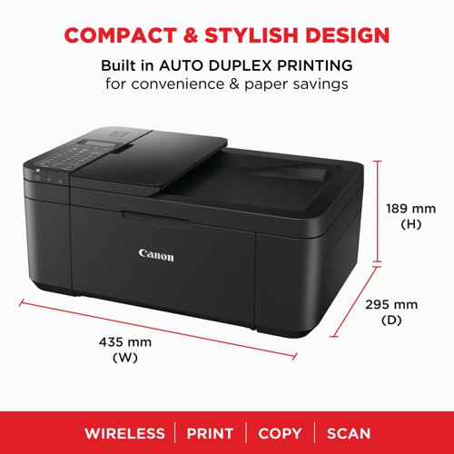 Canon PIXMA TR4750i A4 4-in-1 Wireless Colour Inkjet Printer 5074C008 | Canon