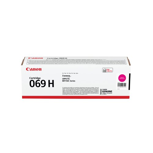 Canon 069H Toner Cartridge High Yield Magenta 5096C002