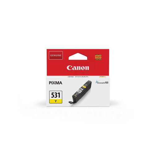 Canon CLI-531Y Ink Cartridge Yellow 6121C001