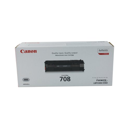 Canon 708 Toner Cartridge Black 0266B002