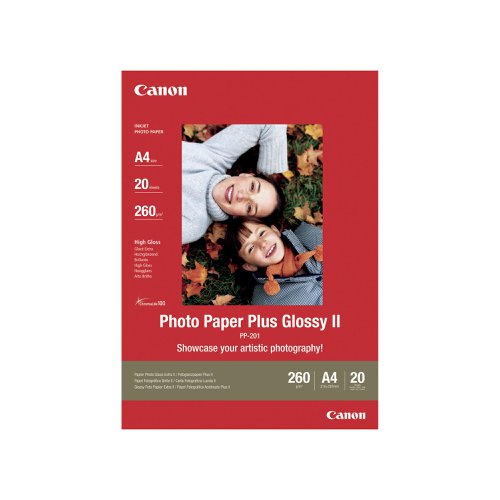 Allowing you to print photographs with the quality of analogue development, Canon Glossy Photo Paper Plus is perfect for ensuring that you can make the most out of your digital photography. Running through your printer without any trouble, this paper is designed not to jam or to cause misprints. The highly absorbent surface ensures that ink dries quickly and precisely to leave you with fantastic definition and clarity.