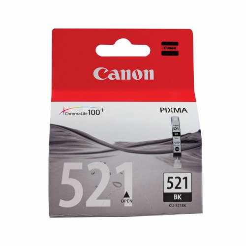 Canon CLI-521BK Ink Cartridge Black 2933B001