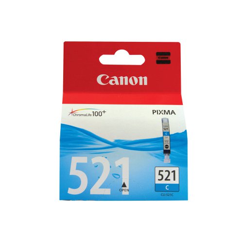 Canon CLI-521C Ink Cartridge Cyan 2934B001