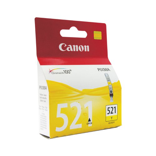 Canon CLI-521Y Ink Cartridge Yellow 2936B001