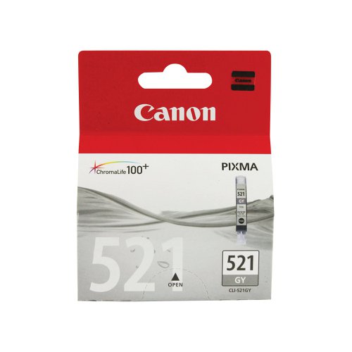 Canon CLI-521GY Inkjet Cartridge Grey 2937B001