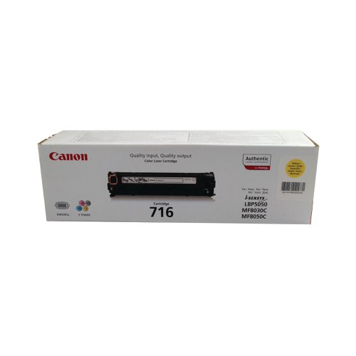 Canon 716Y Toner Cartridge Yellow 1977B002