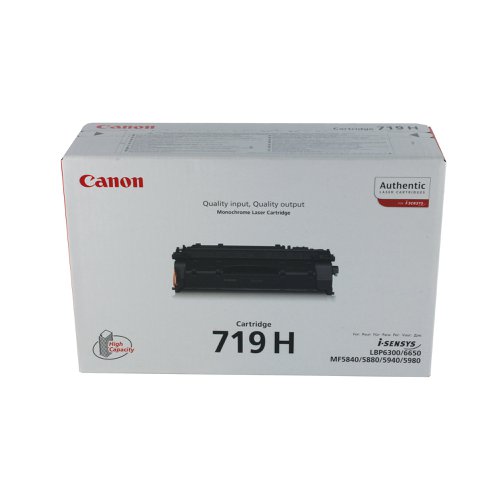 Canon 719H Toner Cartridge High Yield Black 3480B002