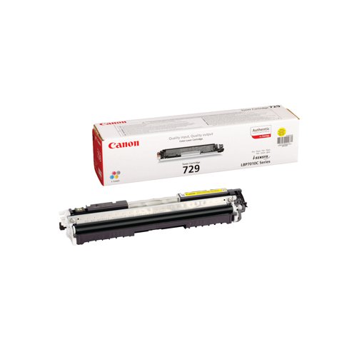 Canon 729Y Toner Cartridge Yellow 4367B002