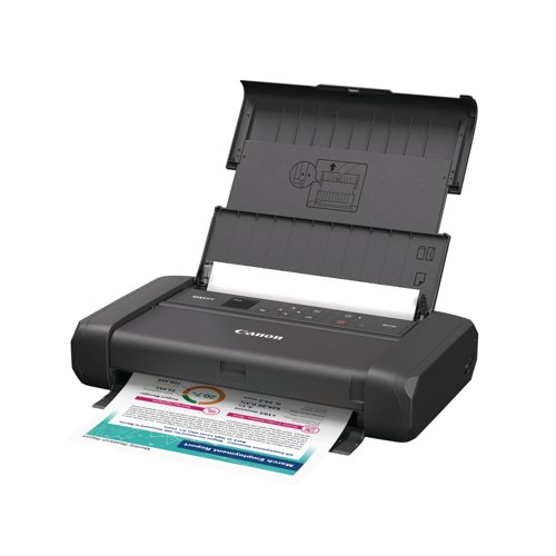 Canon MAXIFY BX110 Wireless Portable Colour Inkjet Printer with Battery 7069C042