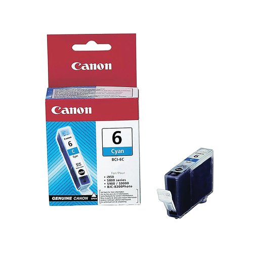 Canon BCI-6C Inkjet Cartridge Cyan 4706A002