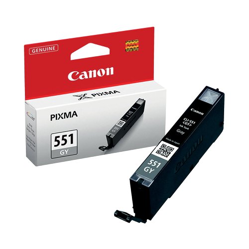 Canon CLI-551GY Ink Cartridge Grey 6512B001