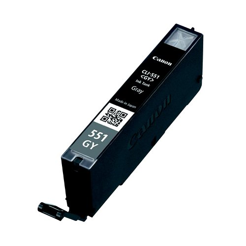 Canon CLI-551GY Ink Cartridge Grey 6512B001