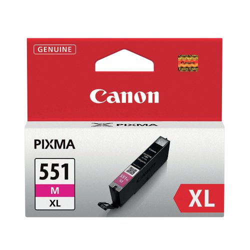 Canon CLI-551M XL High Yield Inkjet Cartridge Magenta 6445B001 | CO90492 | Canon