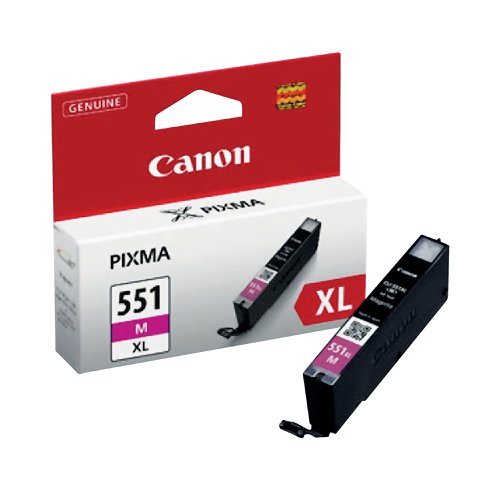 Canon CLI-551M XL High Yield Inkjet Cartridge Magenta 6445B001 | CO90492 | Canon