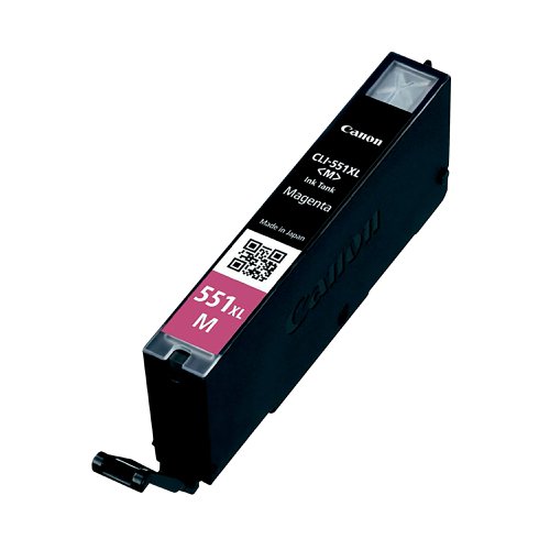 Canon CLI-551M XL High Yield Inkjet Cartridge Magenta 6445B001 | CO90492 | Canon