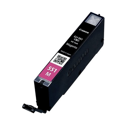 Canon CLI-551M Inkjet Cartridge Magenta 6510B001