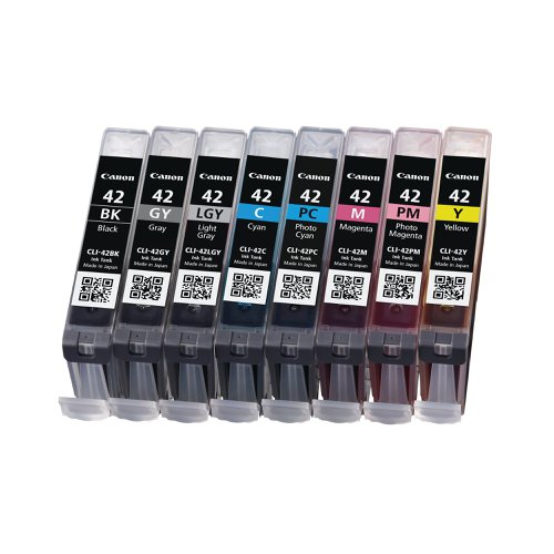 Canon CLI-42 8 Colour Ink Cartridges Multipack 6384B010