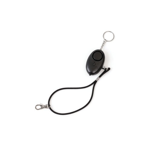 Shopworx Personal Attack Alarm 130dB Black 9PAA351