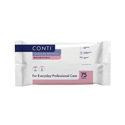 Conti Washcloth Maceratable Large 75 Wipes Pack of 16 CWW075P