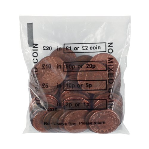 Cash Denominated Coin Bag (Pack of 5000) BEVORBS0001 COV16061