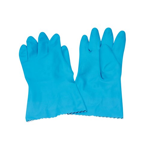 Rubber Gloves Medium Blue (12 Pack) 803191 | Robinson Young