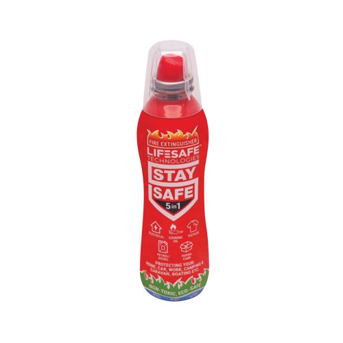 StaySafe 5in1 Fire Extinguisher 200ml 0802006 | Lifesafe Technologies