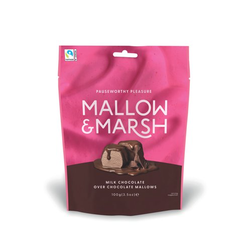 Mallow Marsh Double Chocolate Marshmallow Pouch (Pack of 6) 0401307