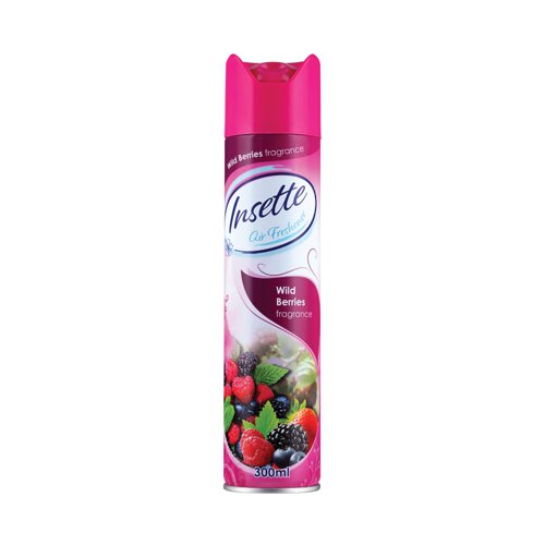 Insette Air Freshener Aerosol Wild Berry 330ml (Pack of 2) 1008233 | LEC