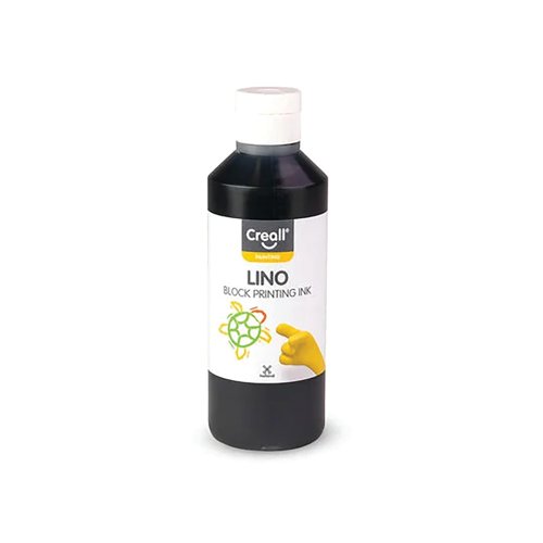Creall Lino Block Printing Ink 250ml Black BPTBLK