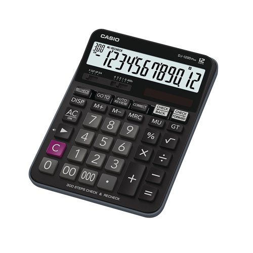 Casio Desktop Calculator DJ-120D PLUS CS18596