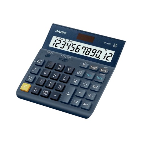 Casio DH-12ET 12 Digit Desktop Calculator DH-12ET-WK-UP CS60995