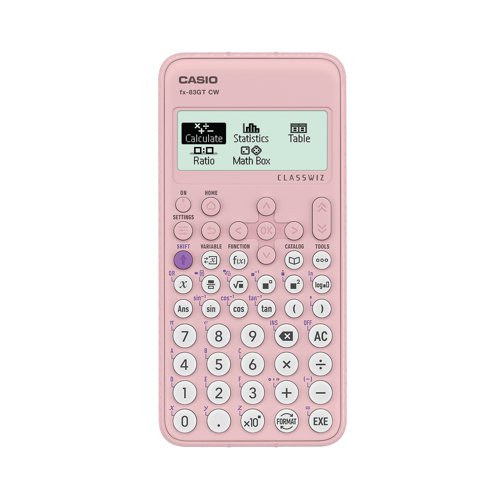 Casio ClassWiz Scientific Calculator Pink FX-83GTCW-PK-W-UT