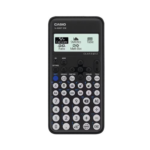 Casio FX-83GTCW Scientific Calculator Black FX-83GTCW+-W-UT