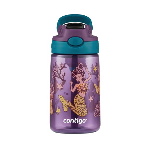 Contigo Easy Clean Autospout Bottle 14oz/420ml Purple Mermaids 2127478