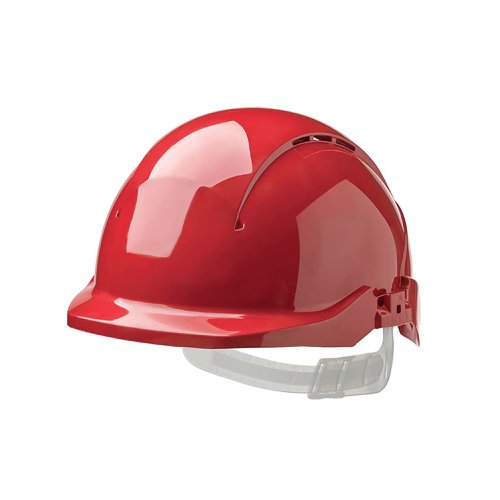 Centurion Concept Reduced Peak Vented Safety Helmet Red CNS08CRF