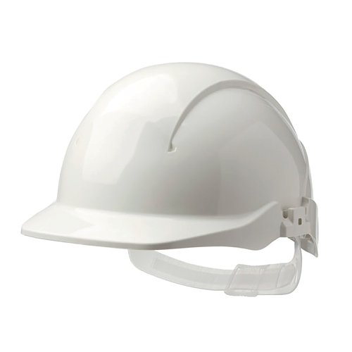 Centurion Concept Full Peak Slip Ratchet Helmet White