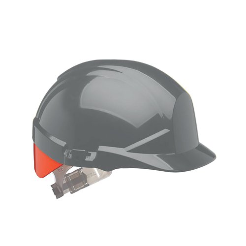 Centurion ReflexSlip Ratchet Safety Helmet with Orange Rear Flash Grey CNS12EHVOA