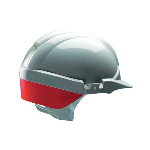 Centurion Reflex Safety Helmet with Orange Rear Flash White CNS12WHVOA