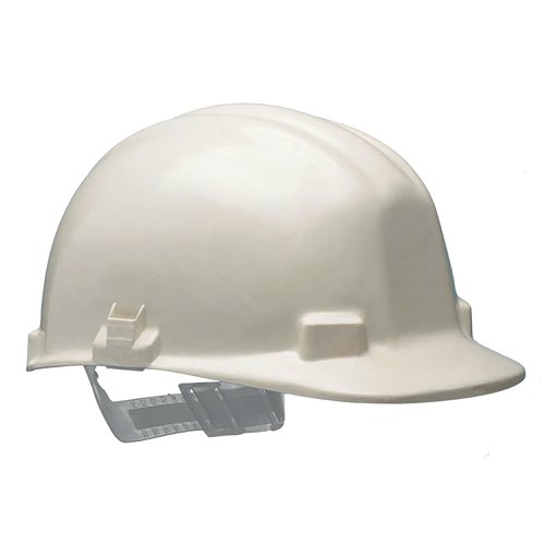 Centurion Vulcan Slip Ratchet Safety Helmet White White