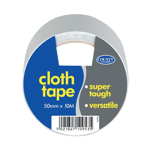 County Stationery Cloth Tape 50mmx10m (Pack of 6) C419