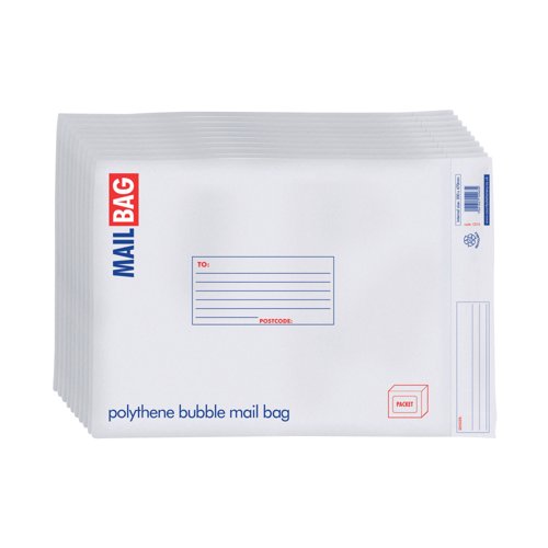 County Stationery Poly Bubble Envelope Extra Large 350x470mm (Pack of 10) C275