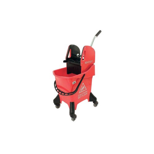 Hygineer Ergonomic Heavy Duty Mop Bucket Red 31 Litre VOW/HRMB31/R