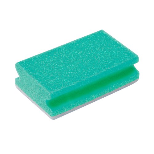 Finger Grip Scourers 130x70x40mm Green (Pack of 10) SPCAGN60I | Robert Scott